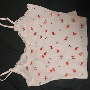 Floral tank top